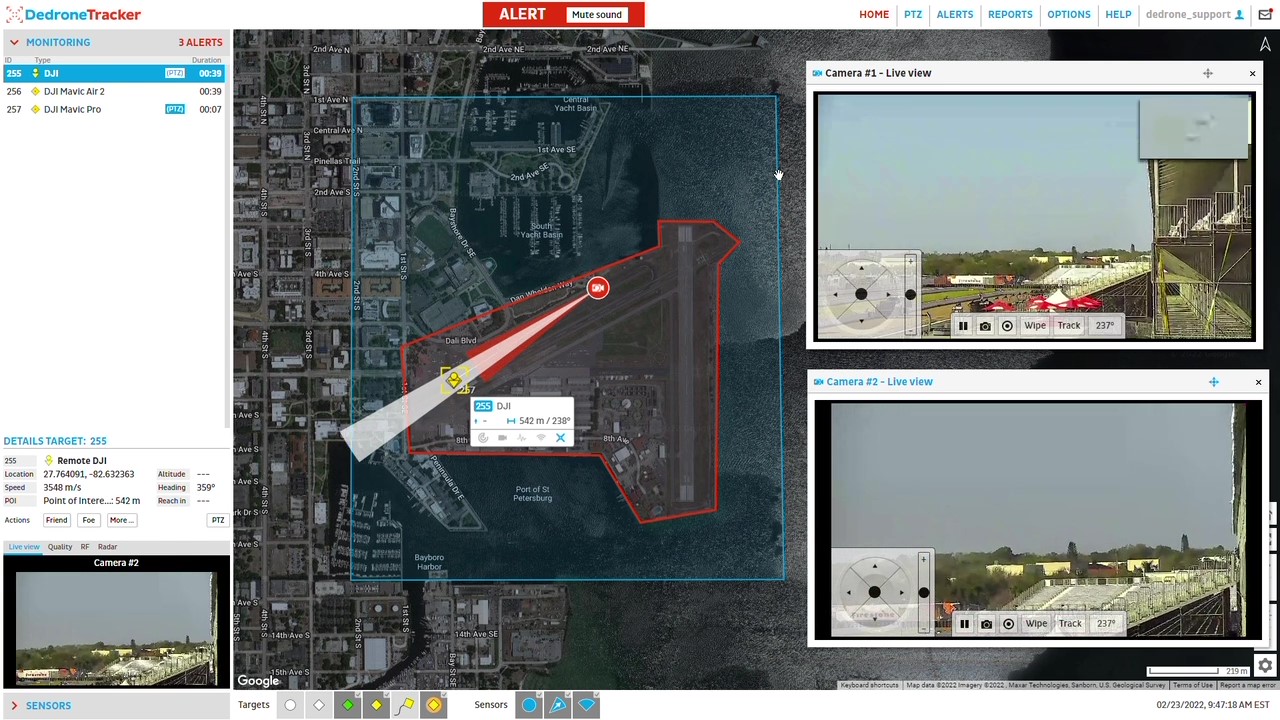 dedrone portable drone detection unit